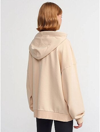Oversized katoenen hoodie dilvin