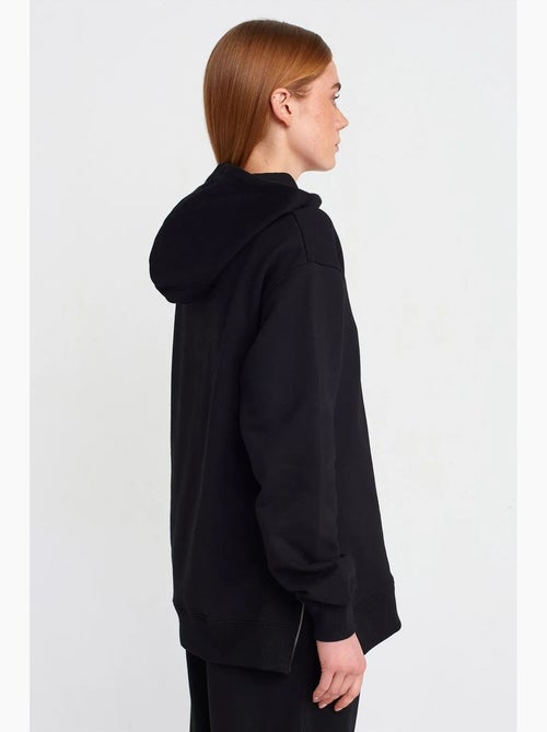 Oversized katoenen hoodie met rits dilvin - Kiabi Oversized katoenen hoodie met rits dilvin - Kiabi