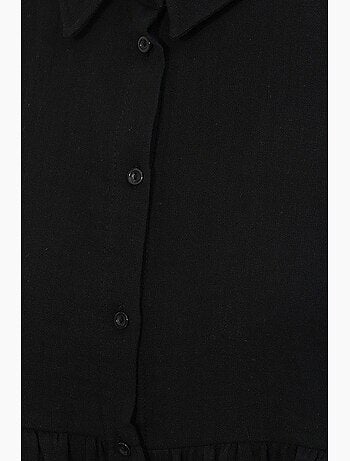 Oversized katoenen overhemd met lange mouwen bdart