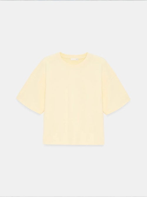 Oversized katoenen t-shirt met ronde hals dilvin - Kiabi