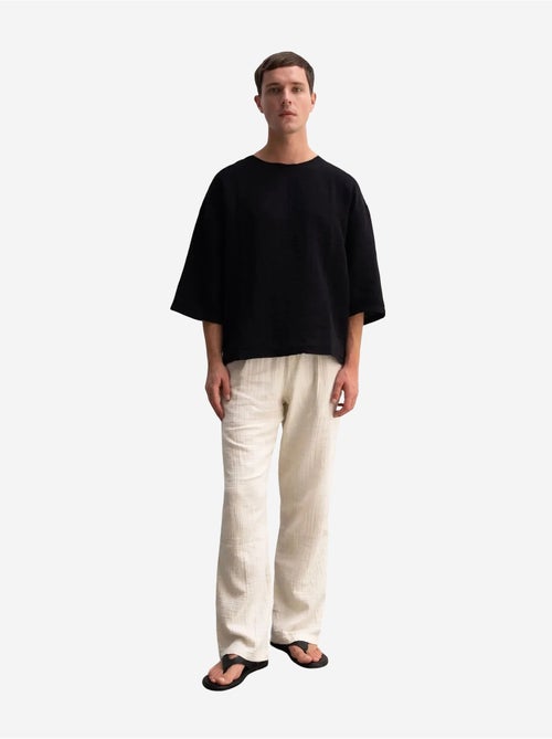 Oversized katoenen t-shirt met ronde hals giesto - Kiabi Oversized katoenen t-shirt met ronde hals giesto - Kiabi