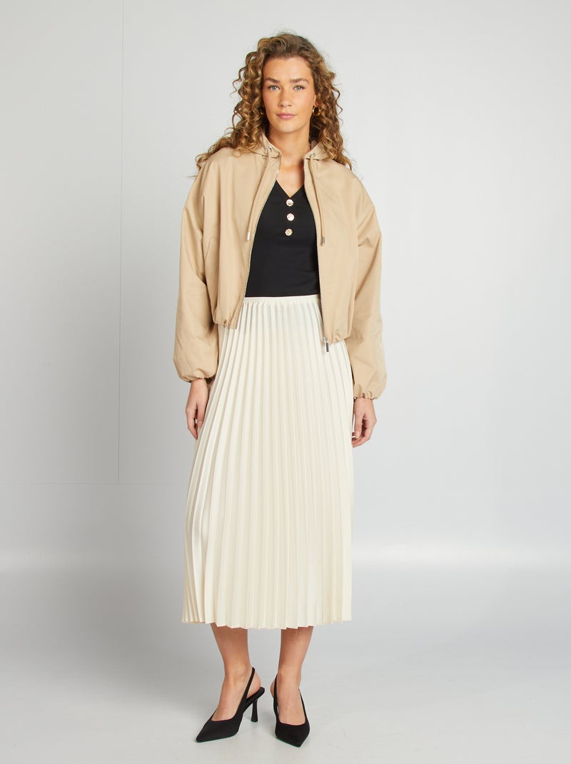 Oversized, kort jack BIEGE - Kiabi