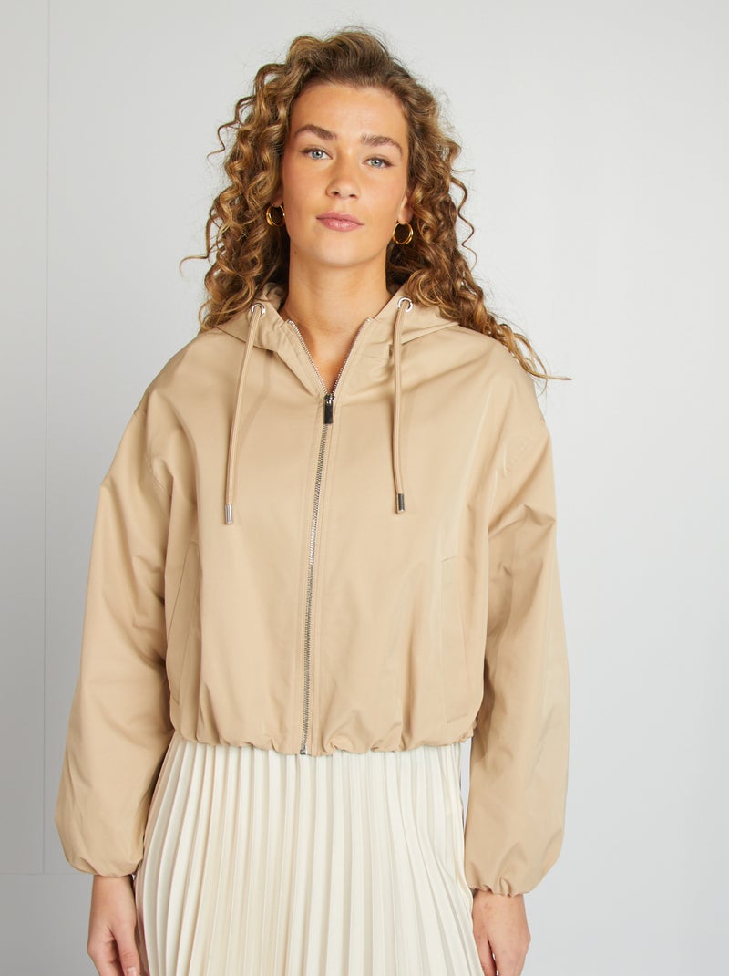 Oversized, kort jack BIEGE - Kiabi