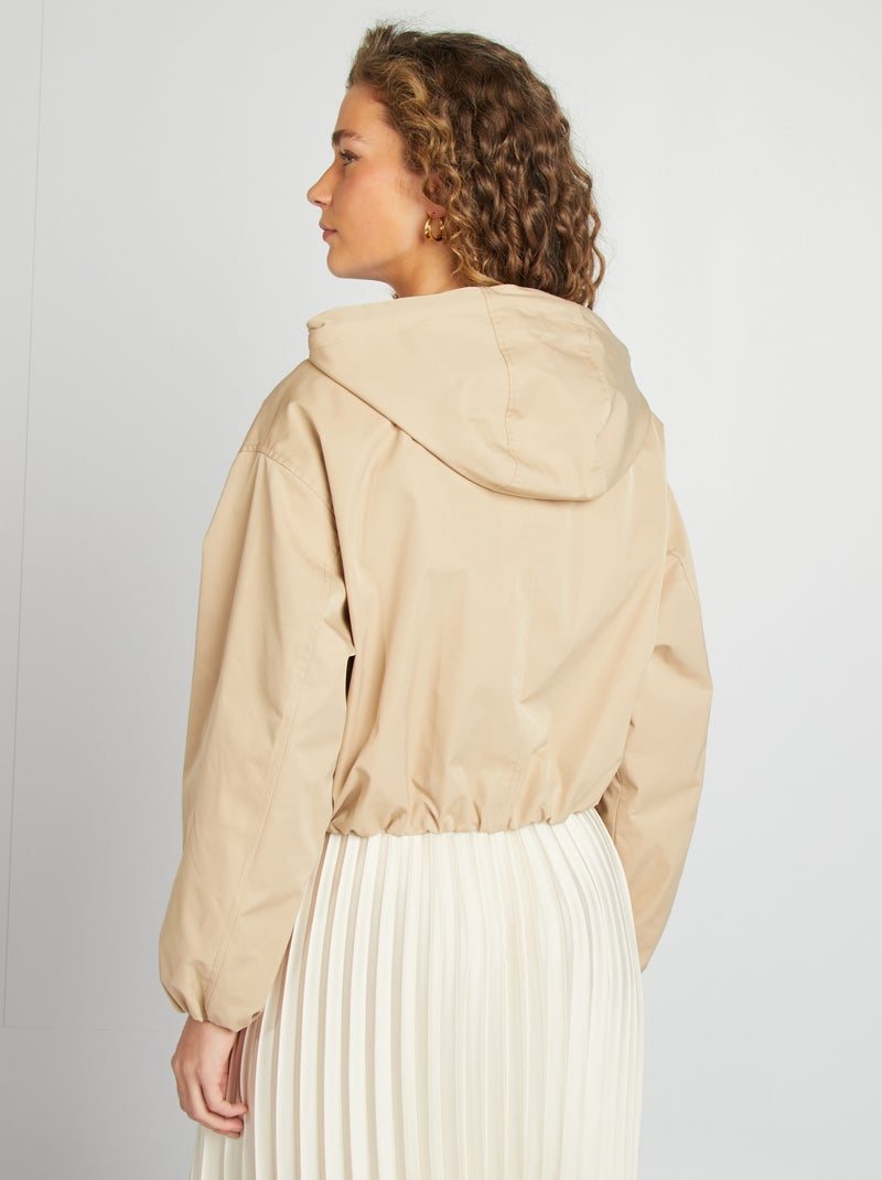 Oversized, kort jack BIEGE - Kiabi