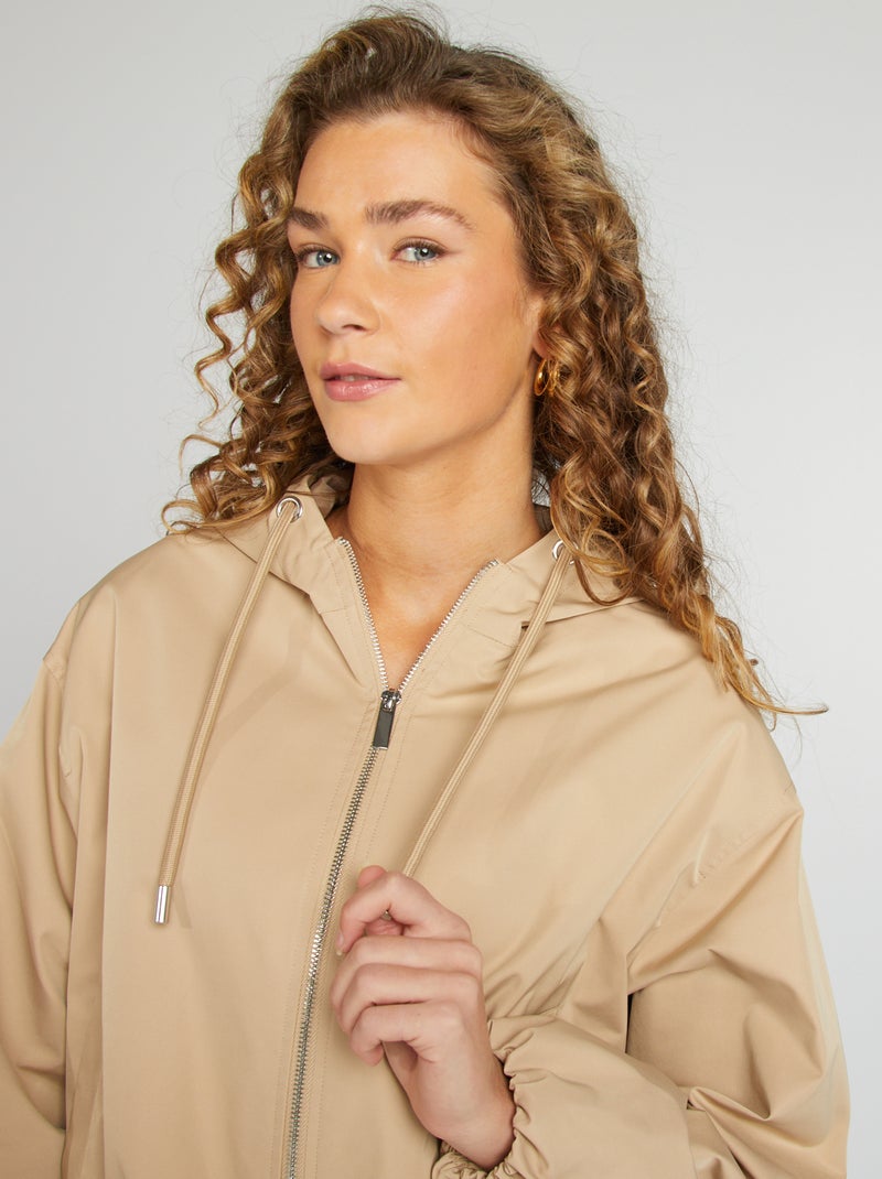 Oversized, kort jack BIEGE - Kiabi