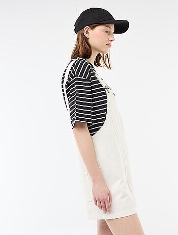 Oversized korte tuinbroek