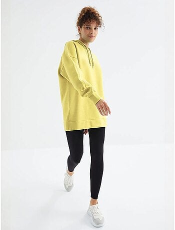 Oversized lange hoodie met capuchon tommy