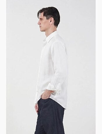 Oversized overhemd met knoopsluiting en kraag giesto
