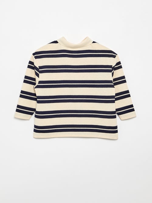 Oversized poloshirt met strepen - Kiabi