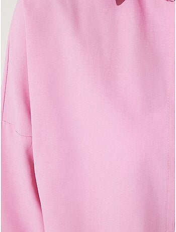 Oversized poplin overhemd met knopen en lange mouwen istanbul