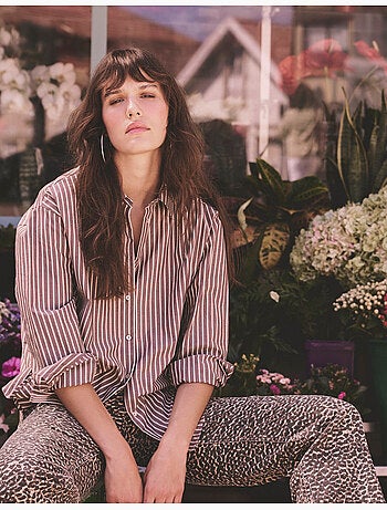 Oversized poplin-shirt, mo fashion