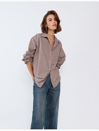 Oversized poplin-shirt, mo fashion
