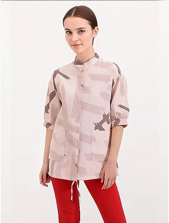 Oversized shirt met patroon bdart