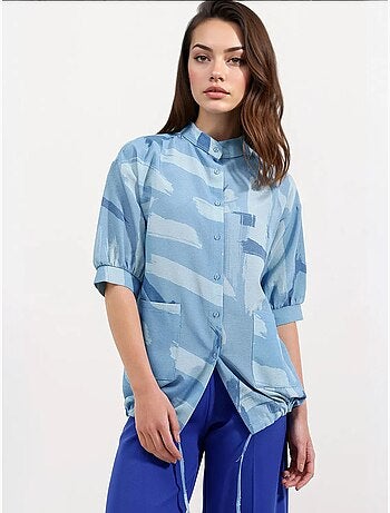 Oversized shirt met patroon bdart