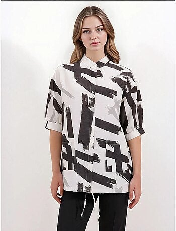Oversized shirt met patroon bdart