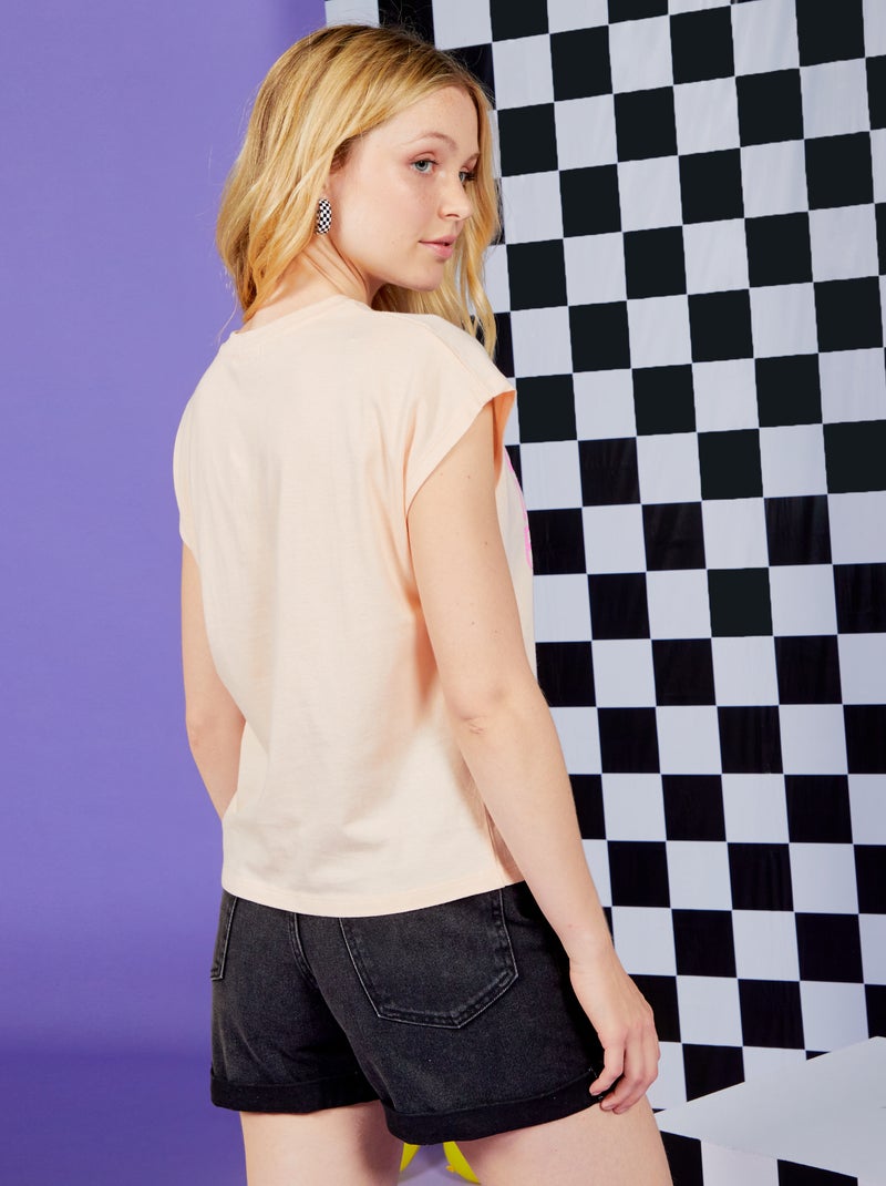 Oversized singlet 'Smiley World' BIEGE - Kiabi