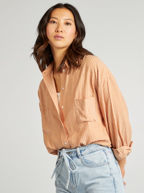 Oversized soepelvallende blouse - Kiabi