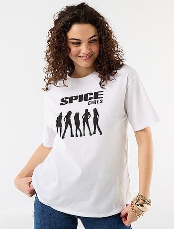 Oversized Spice Girls T-shirt met korte mouwen