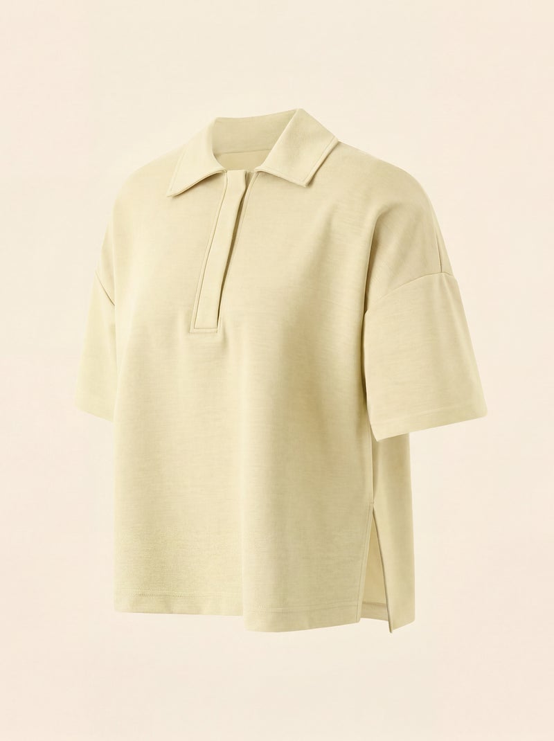Oversized sportpolo - (ekstract) Geel - Kiabi