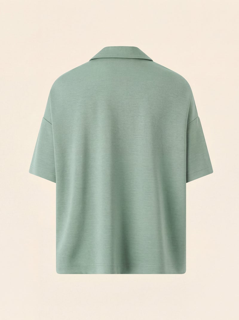 Oversized sportpolo - (ekstract) Groen - Kiabi