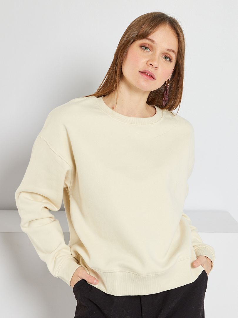 Oversized sweater Beige - Kiabi