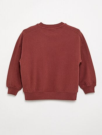 Oversized sweater met print