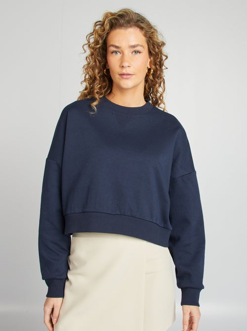 Oversized sweater met ronde hals - Kiabi
