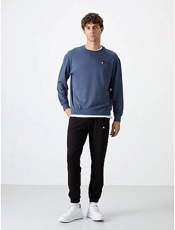 Oversized sweatshirt- en broekset met ronde hals tommy
