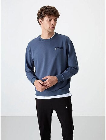 Oversized sweatshirt- en broekset met ronde hals tommy