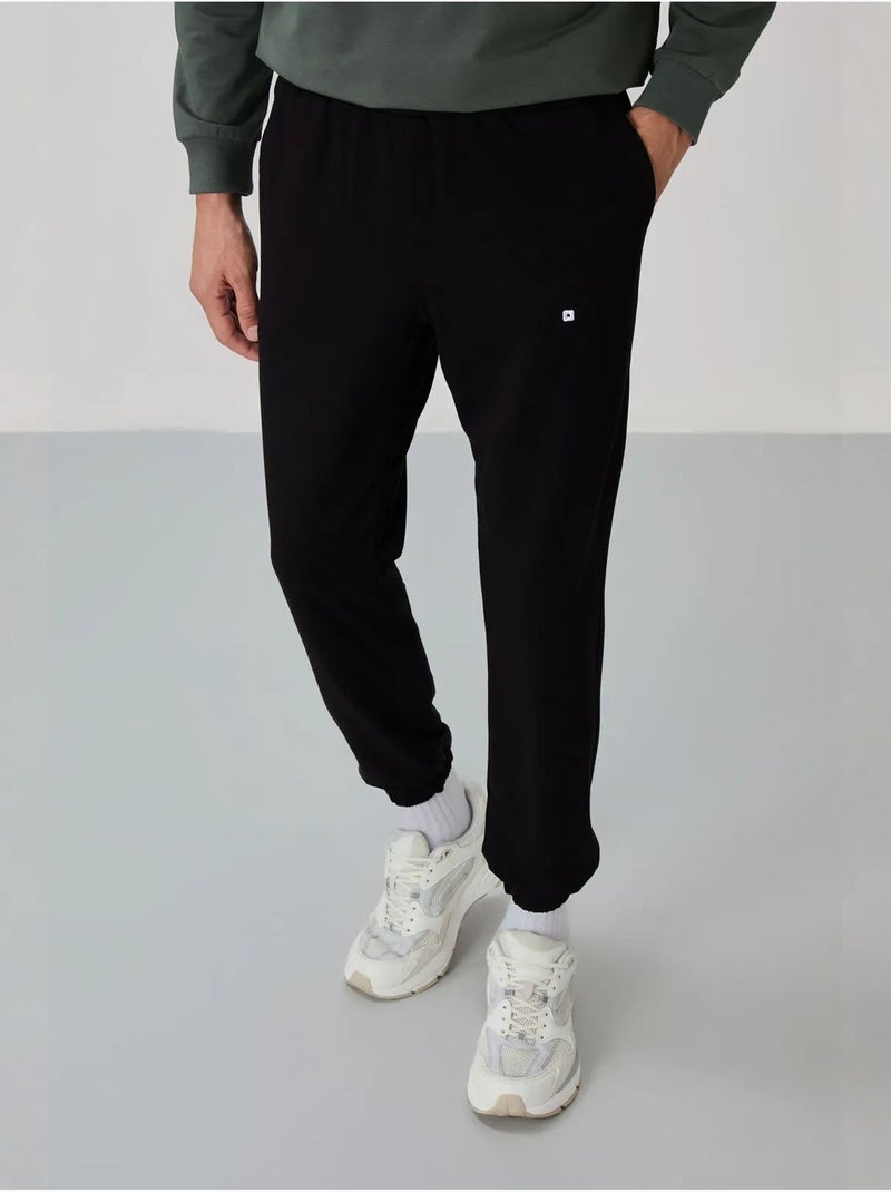 Oversized sweatshirt- en broekset met ronde hals tommy Donkergroen - Kiabi