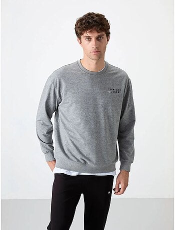 Oversized sweatshirt- en broekset met ronde hals tommy