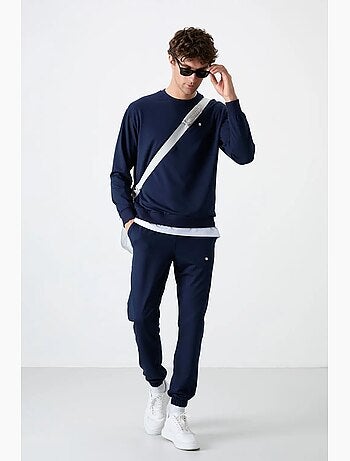 Oversized sweatshirt- en broekset met ronde hals tommy