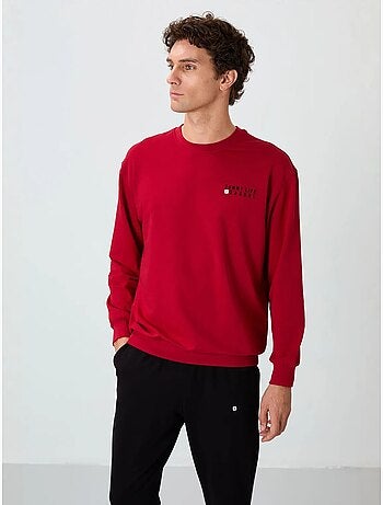 Oversized sweatshirt- en broekset met ronde hals tommy
