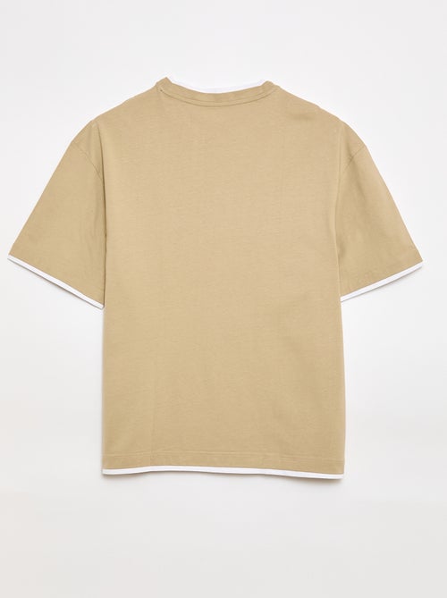 Oversized T-shirt 2-in-1 effect +1,90m - Kiabi