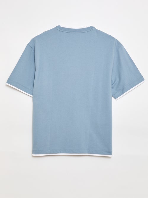 Oversized T-shirt 2-in-1 effect +1,90m - Kiabi