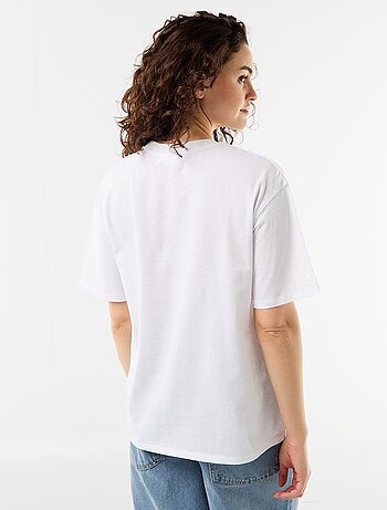 Oversized T-shirt Billie Ellish met korte mouwen
