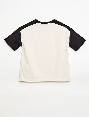 Oversized T-shirt met colourblock