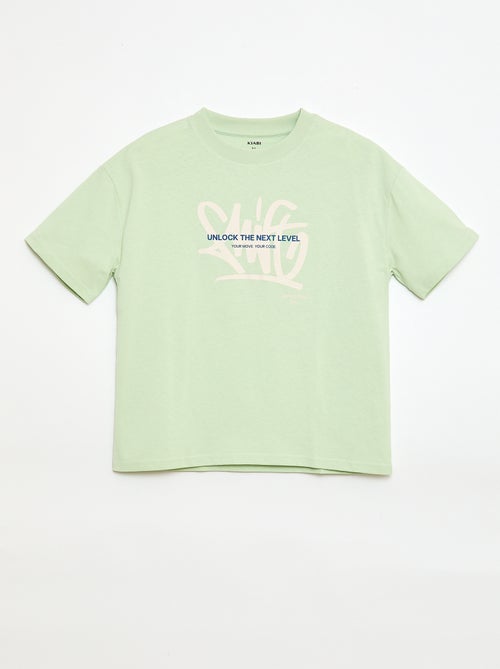 Oversized T-shirt met fantasieprint - Kiabi