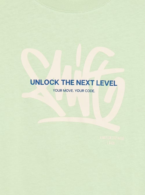 Oversized T-shirt met fantasieprint - Kiabi