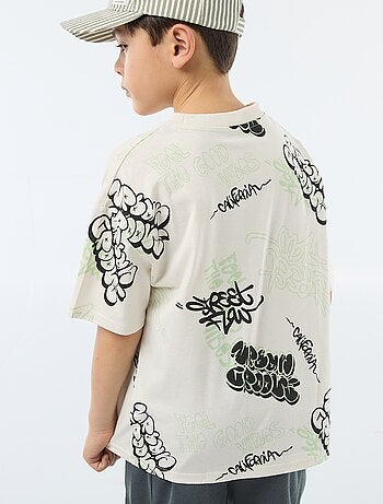 Oversized T-shirt met fantasieprint