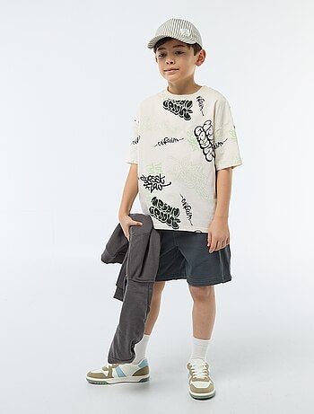 Oversized T-shirt met fantasieprint