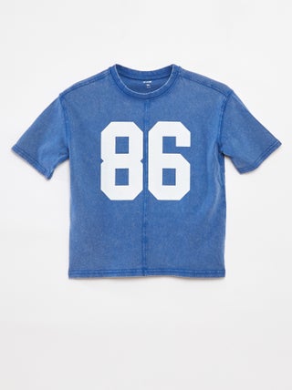 Oversized T-shirt met korte mouwen