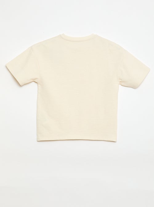 Oversized T-shirt met korte mouwen - Kiabi