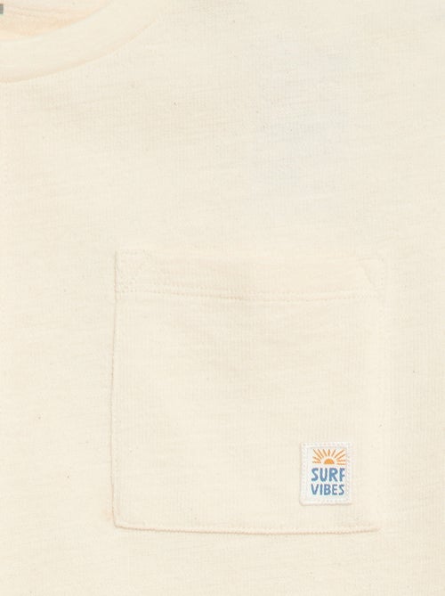 Oversized T-shirt met korte mouwen - Kiabi