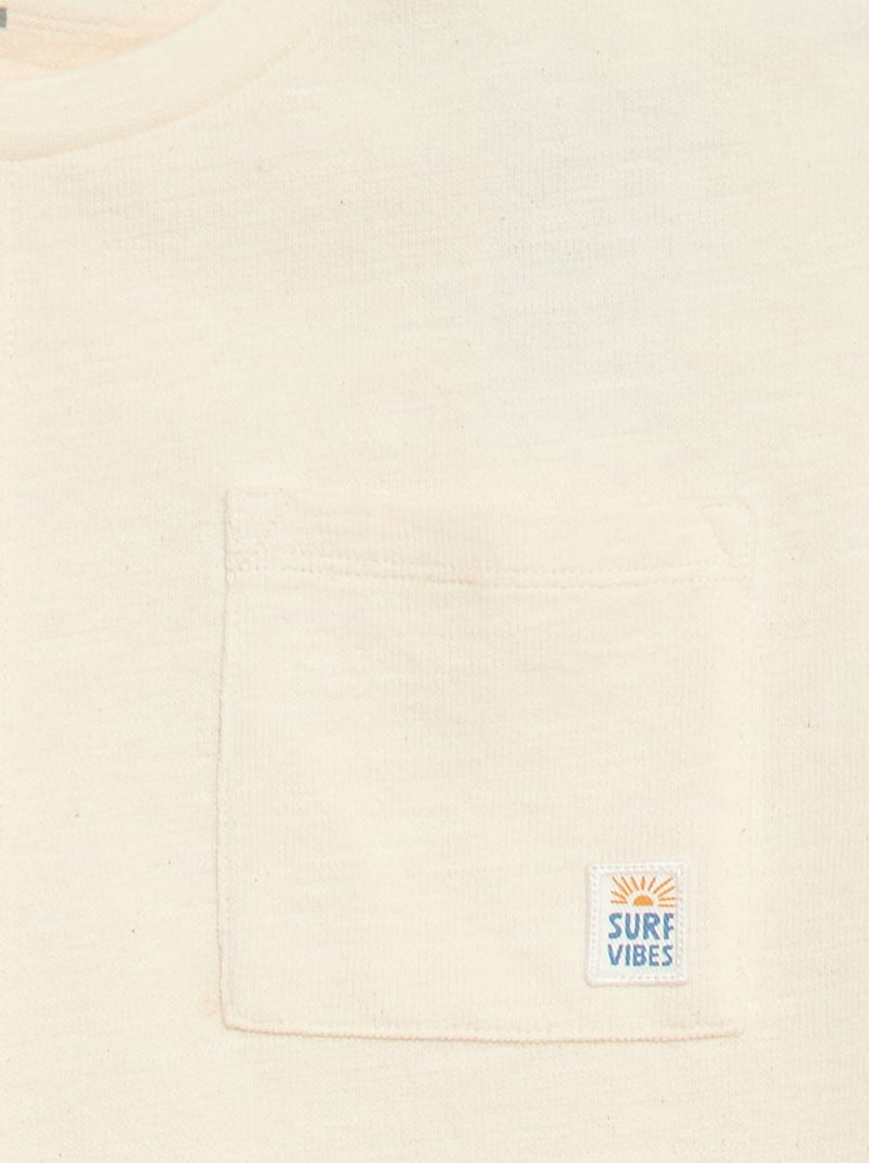 Oversized T-shirt met korte mouwen Grijs - Kiabi