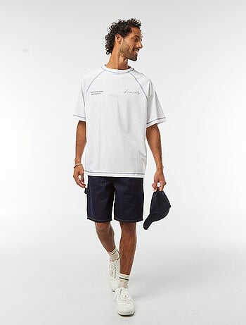 Oversized T-shirt met korte mouwen