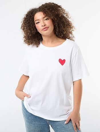 Oversized T-shirt met korte mouwen