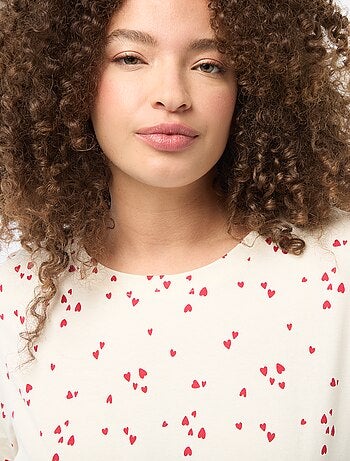 Oversized T-shirt met korte mouwen