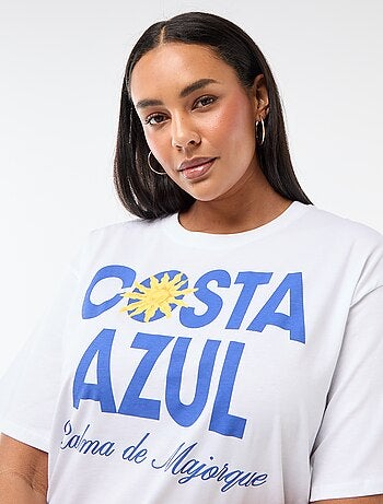 Oversized T-shirt met korte mouwen