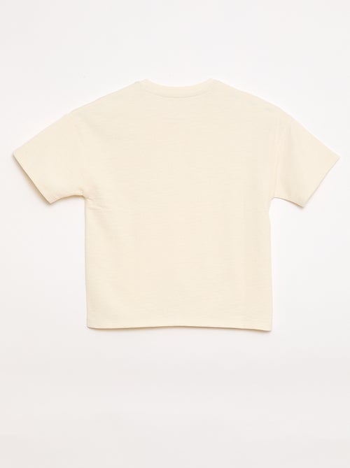 Oversized T-shirt met korte mouwen - Kiabi